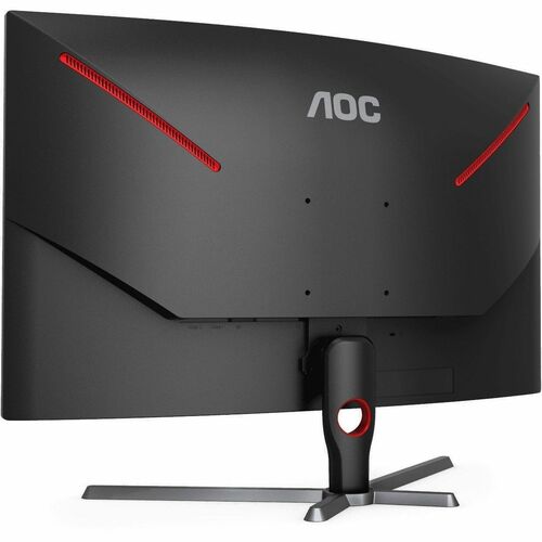 Monitor LED para juegos AOC C32G3E 32"" (81.3cm) Clase Full HD Pantalla curva - 16:9 - Negro, Rojo - 31.5"" (80cm) Viewabl