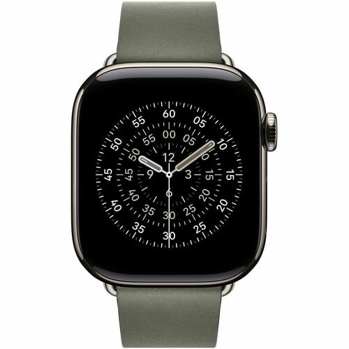 Apple Adjustable Smartwatch Band - Large (L) - Buckle Attachment - Sage Gray - FineWoven, Vectran Weave, Polyester