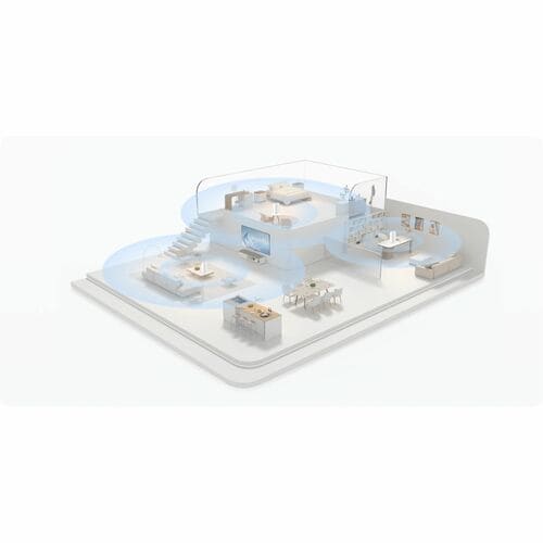 Huawei Mesh 3+ Wi-Fi 6 IEEE 802.11k/r/v/ax Ethernet Wireless Router - Dual Band - 2.40 GHz ISM Band - 5 GHz UNII Band - 4 