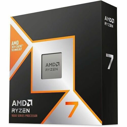 AMD Ryzen 7 9000 9850X3D Octa-core (8 Core) 4.70 GHz Processor - Box - 96 MB L3 Cache - 8 MB L2 Cache - 640 KB L1 Cache - 
