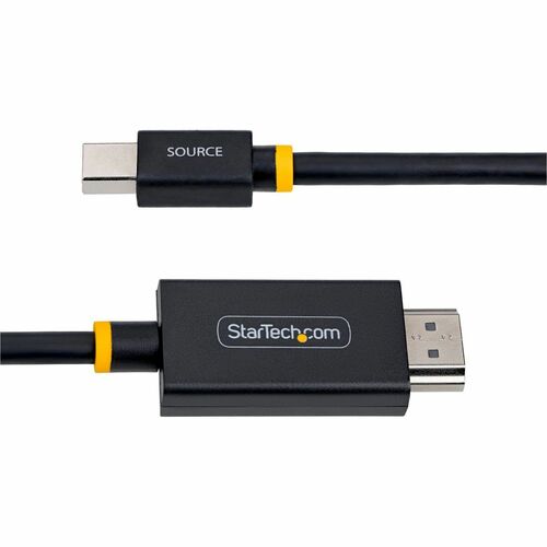 StarTech.com 1m Mini DisplayPort zu HDMI Adapterkabel, 4K 60Hz mit HBR3, HDCP 2.3 und DPCP, MDP zu HDMI 2.0 Kabel, aktiver