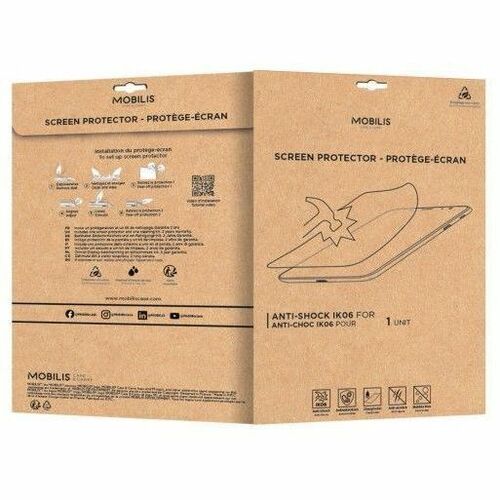 MOBILIS 5H Screen Protector for Microsoft Surface Pro 12 - Transparent - 1 Unit - For LCD Tablet - Shatter Proof, Shock Pr
