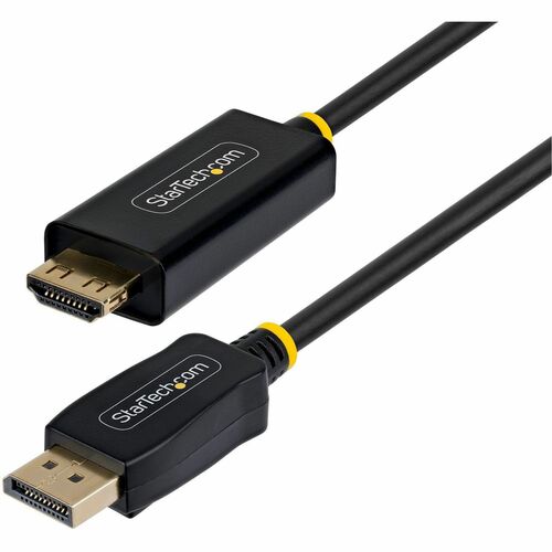 StarTech.com 3 m DisplayPort/HDMI A/V Cable - 1 - Cable for Audio/Video Device, Monitor, Security System, Switch - First E