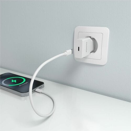 CARGADOR GAN ULTRA DELGADO 20W 20W 1XUSB-C PD3.0 BLANCO