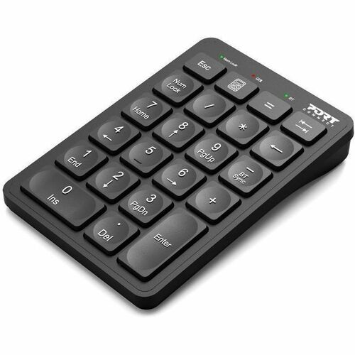 Port Keypad - Wireless Connectivity - USB Type C Interface - Bluetooth - TAB, NumLock, Backspace Hot Key(s) - Windows, mac