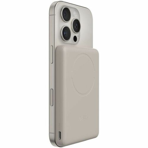 Belkin BoostCharge Stromspeicher - für Ohrhörer, iPhone, Smartphone, Kabellose Ohrhörer, MagSafe-fähiges Gerät, Android-Ge