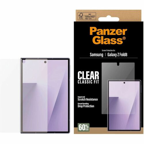 PANZERGLASS SAMSUNG FOLD 8 WIDE GLASS FOR SUBSCREEN
