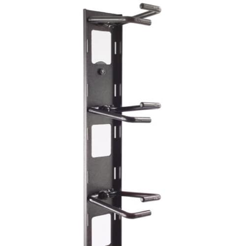 APC AR8442 Cable Organizer - Black - Cable Manager - 0U Rack Height