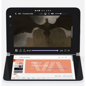 Microsoft Surface Duo 256 GB Smartphone - 20,6 cm (8,1 Zoll)AMOLED2700 x 1800 - Qualcomm Kryo 485Single-Core 2,84 GHz - 6 