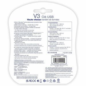 32GB Store 'n' Go® V3 USB 3.2 Gen 1 Flash Drive - 5pk - Assorted - 32GB - 5pk - Assorted
