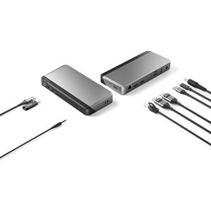 Universal Dock Dual Display Screen 4K docking station with 65W power delivery PD  DP Alt Mode USB-C and USB-A devices