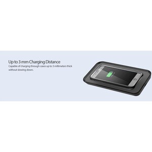Adesso Induction Charger - 5 V DC, 9 V DC Input - Input connectors: USB - Overcharge Protection, LED Indicator