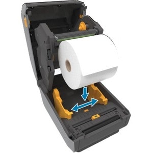 Zebra ZD621R Desktop Thermal Transfer Printer - Monochrome - Label/Receipt Print - Ethernet - USB - USB Host - Serial - RF
