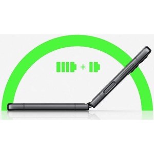 Samsung Galaxy Z Flip4 SM-F721U 256 GB Smartphone - 6.7" Flexible Folding Screen Dynamic AMOLED Full HD Plus 2640 x 1080 -