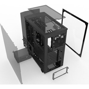 be quiet! Pure Base 500 FX Computergehäuse - ATX, Micro ATX, Mini ITX Motherboard Supported - Midi-Tower - Acrylnitril-But