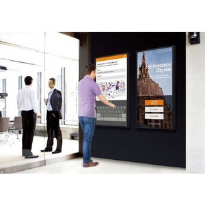 Samsung QM55B-T Digital Signage Display - 55" LCD - Vertical Alignment (VA) - Touchscreen - 24 Hours/7 Days Operation Cort