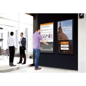 Samsung QM43B-T Digital Signage Display - 43" LCD - Vertical Alignment (VA) - Touchscreen - 24 Hours/7 Days Operation Cort