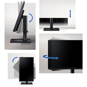 Samsung F24T450FZU 24" Class Full HD LCD Monitor - 16:9 - Black - 60.5 cm (23.8") Viewable - In-plane Switching (IPS) Tech