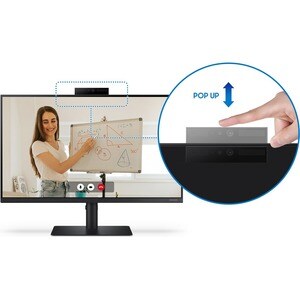 Samsung S24A400VEU 24" Class Webcam Full HD Gaming LCD Monitor - 16:9 - Black - 61 cm (24") Viewable - In-plane Switching 