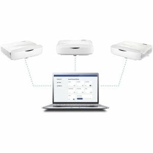ViewSonic LS832WU Ultra Short Throw Laser Projector - 16:10 - Ceiling Mountable - White - High Dynamic Range (HDR) - 1920 