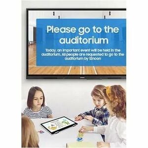 Samsung WA75D 4K UHD LCD Pantalla de colaboración - Infrarrojo (IrDA) - Pantalla Táctil - 3840 x 2160 - 400cd/m² - 1,200:1