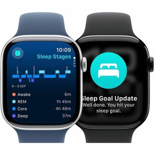 Apple Watch SE Smart Watch - 40 mm Case Height - 34 mm Case Width - Argenté Case Color - Denim Band Color - Aluminium Case