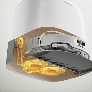 Robot Vacuum Cleaner Roborock Qrevo Curv senza filo - Bianco - 66 W Motore - 325 mL Capacità polvere - 80 mL Capacità serb