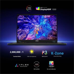 MSI Stealth A18 AI+ Stealth A18 AI+ A3XWJG-006US 18" Copilot+ PC Gaming Notebook - UHD+ - 120 Hz - AMD Ryzen AI 9 HX 370 -