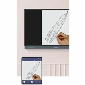 BenQ Board Pro RP6504 4K UHD LCD Collaboration Display - ARM - 8 GB - Infrarosso (IrDA) - Touchscreen - 16:9 Rapporto di f