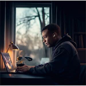 EPOS ADAPT E1 True Wireless Ohrhörer Stereo Ohrhörerset - Weiß - Microsoft-Teams-Zertifizierung - Binaural - In-Ear - Blue