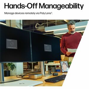 HP Ultra G6 Thunderbolt 4 Docking Station for Desktop PC, Mobile Workstation - Charging Capability - 230 W - TAA Compliant