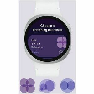 Samsung Galaxy Watch8 SM-L320 Smart Watch - Silver Case Color - White Band Color - Armor Aluminum Case Material - Wireless