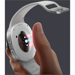 Samsung Galaxy Watch8 SM-L330 Smart Watch - 46 mm Case Height - 43.70 mm Case Width - Silver Case Color - White Band Color