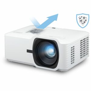 Proyector Láser Montable en techo, Montaje en pared, Montable sobre el suelo ViewSonic LS740W - 1280 x 800 - Frontal, De T