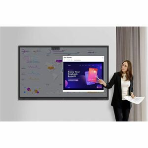 LG CreateBoard 75TR3DQ-B 1905 mm 4K UHD LCD Collaboration Display - ARM Cortex A73 + A53 - 8 GB - Touchscreen - 16:9 Aspec