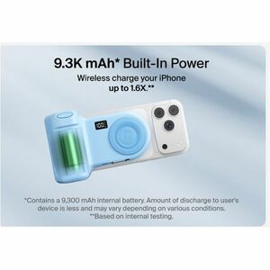 Belkin Stage PowerGrip CTA006 Lade-Kameragriff/Powerbank - Blau - USB - Batterie - Tragbar