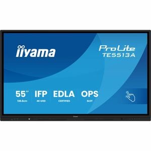 iiyama ProLite TE5513A-B2AG 1386,84 mm 4K UHD LCD Collaboration Display - Rockchip Cortex A72 + A53 - 8 GB - Touchscreen -