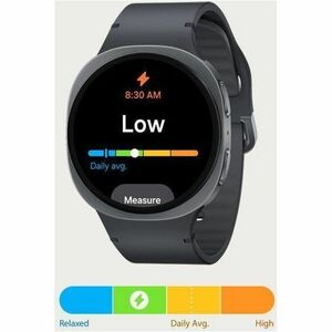 Samsung Galaxy Watch8 SM-L330 Smart Watch - 46 mm Case Height - 43.70 mm Case Width - Graphite Case Color - Graphite Band 