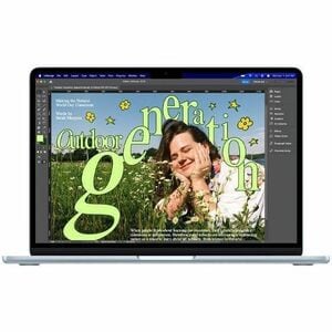 Apple MacBook Air MDHH4D/A 34,5 cm (13,6 Zoll) Notebook - Apple M5 - 16 GB - 512 GB SSD - Himmelblau - Apple M5 Chip - 256