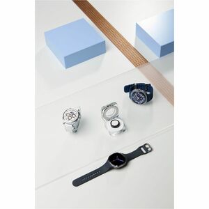 Samsung Galaxy Watch8 Classic SM-L500 Smart Watch - Rounded Square Case Shape - Black Body Color - Stainless Steel Body Ma