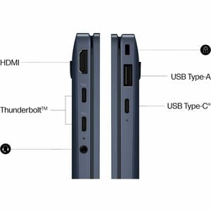 HP EliteBook X Flip G2i 35.6 cm (14") Touchscreen Convertible Copilot+ PC 2 in 1 Notebook - 5G - WUXGA - Intel Core Ultra 