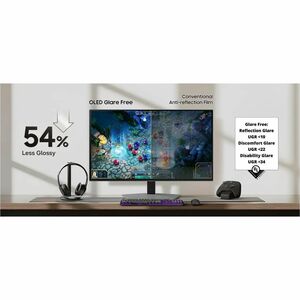 Samsung Odyssey OLED G8 S32HG800SU 32 Zoll Klasse 4K UHD Gaming-OLED-Monitor - 16:9 Format - Silber - 81,3 cm (32 Zoll) Vi