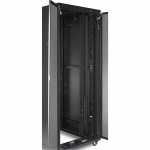 APC by Schneider Electric NetShelter SV 42U Rack Cabinet - 482.60 mm Rack Width - Black - 459.94 kg Dynamic/Rolling Weight