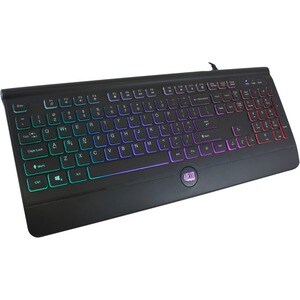 Adesso EasyTouch 137CB Illuminated Gaming Keyboard & Mouse Combo - USB Cable - 104 Key - English (US) - Black - USB Cable 
