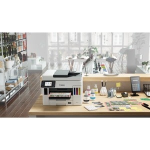 Canon MAXIFY GX7050 Kabellos - Tintenstrahl-Multifunktionsdrucker - Farbe - Mehrfärbig - Kopierer/Fax/Drucker/Scanner - 60