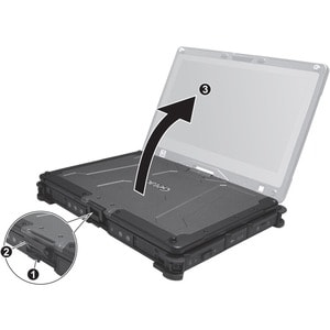 Getac V110 V110 G5 LTE 29,5 cm (11,6 Zoll) Touchscreen 2 in 1 Notebook - Full HD - 1920 x 1080 - Intel - Intel UHD Graphic