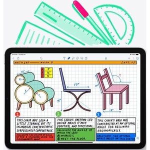 Apple iPad Pro (5th Generation) Tablet - 32,8 cm (12,9 Zoll) - M1 Octa-Core - 8 GB RAM - 128 GB - iPadOS 14 - Silber - App