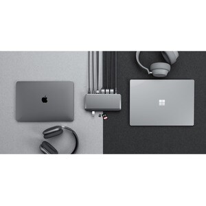 Universal Dock Triple Display Screen 4K docking station with 100W power delivery PD  DP Alt Mode USB-C and USB-A devices