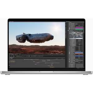 Apple MacBook Pro MKGT3X/A 14.2" Notebook - Apple M1 Pro Deca-core (10 Core) - 16 GB Total RAM - 1 TB SSD - Silver - Apple