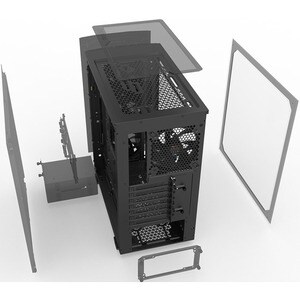 Boîtier d'ordinateur be quiet! Pure Base 500 FX - Tour midi - Noir - Acrylonitrile butadiène styrène (ABS), Acier, En verr